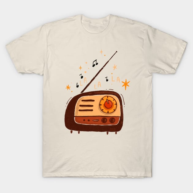 La La La Radio T-Shirt by Tania Tania